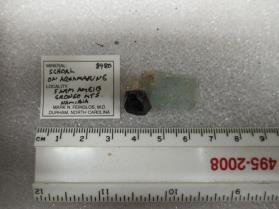 Schorl with Aquamarine