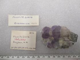 Fluorite, Quartz