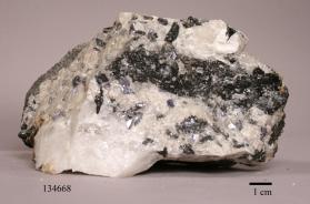 Molybdenite with SCHORL