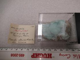 Hemimorphite pseudo, after smithsonite