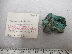 Hemimorphite on Chrysocholla
