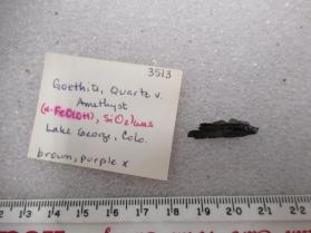 Goethite, Quartz v. Amethyst..