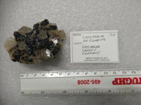 Cassiterite with Fluorite