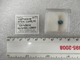 Shattuckite after Cuprite