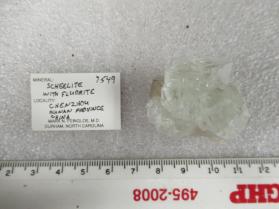 Scheelite with Fluorite