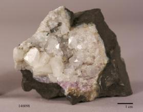 amethyst with CALCITE