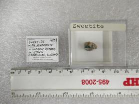 Sweetite with Ashoverite