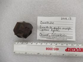 Goethite psudo morph after Pyrite