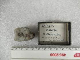 Albite with ORTHOCLASE