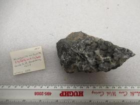 Miargyrite on Quartz