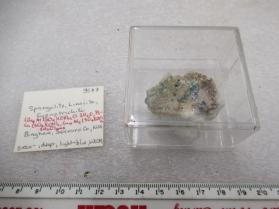 Spangolite, Linarite, Cyanotrichite