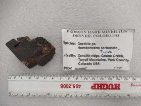 goethite with topaz