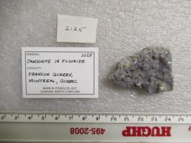 Dawsonite with Fluorite