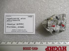 Franconite with Weloganite