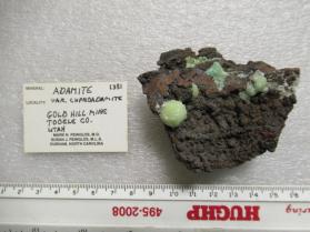 Adamite var. Cuproadamite