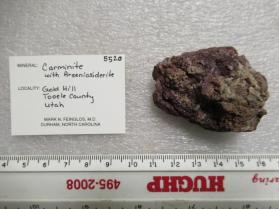 Carminite with Arseniosiderite