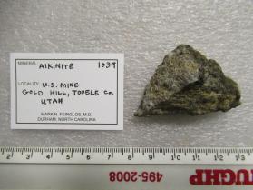 Aikinite with Pyrite