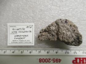 Allactite with Hematolite