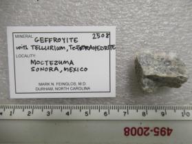 Geffroyite with Tellurium, Etc