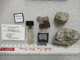 Chalcomenite with Tellurite (8 pieces)