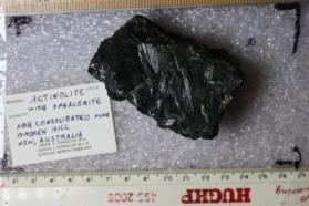 Actinolite with Sphalerite