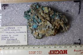 Copper with Linarite, Anglesite Etc