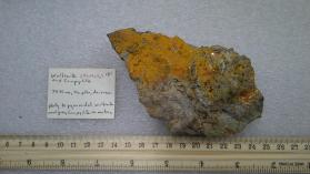Wulfenite and Campylite (Mimetite)