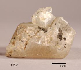 rock crystal with CALCITE