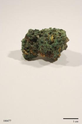 Gold with Atacamite