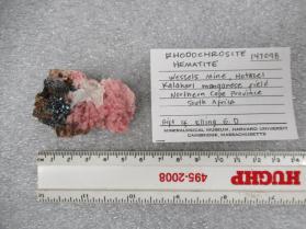 Rhodochrosite-Hematite