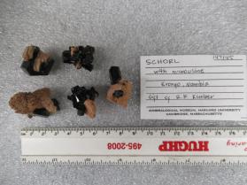 Schorl with microline