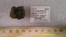 Santabarbaraite after Vivianite