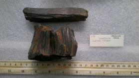 Goethite, curved fibers