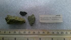 Tungstite on Ferberite