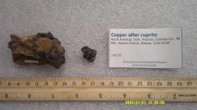 Copper after cuprite