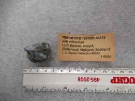 Vishnevite with ANDRADITE and ORTHOCLASE