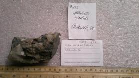 Aphalerite with Calcite