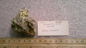 Cerussite with galena