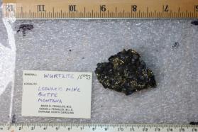 Wurtzite with Pyrite