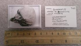 Quadratite with Greenockite