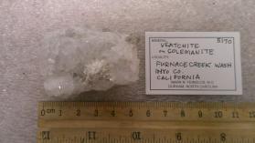 Veachite with Colemanite