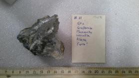 Quartz, graftonite, muscovite