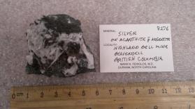 Silver with Acanthite @ Argentite
