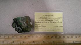 Azurite with CHRYSOCOLLA