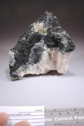 CALCITE with EPIDOTE