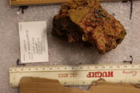 Copper with Rhodochrosite