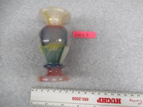 dyed agate candle stick holder