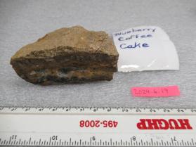 sandstone with quartz vein