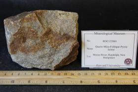 Quartz-Mica-Feldspar-Pyrite Schist