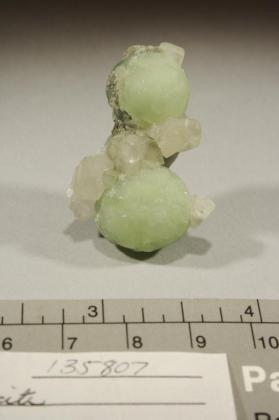 PREHNITE with CALCITE